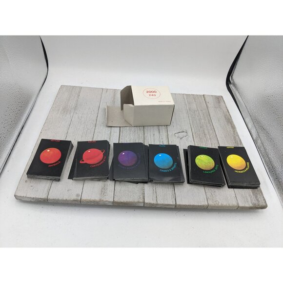 Trivia Adventure Board Game REPLACEMENT 2000 General Knowledge & Planet Cards - Picture 5 of 9